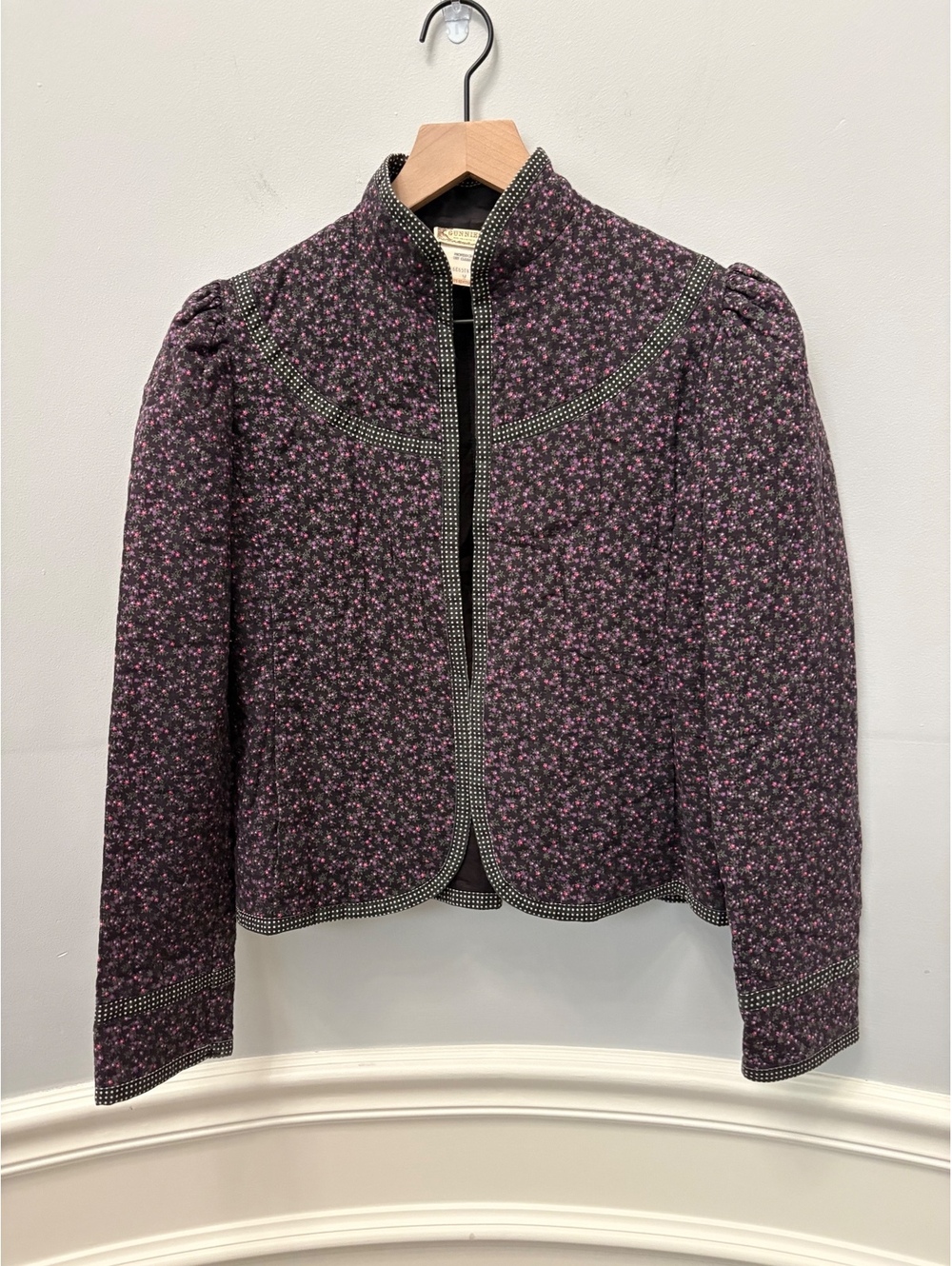 vintage 1970s/1980s Jessica’s Gunnies (by Gunne Sax) Quilted Jacket Size Medium
